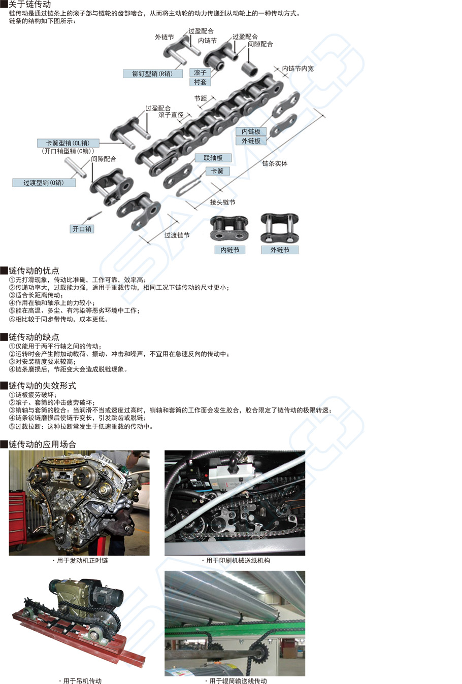 鏈輪-16A系列作用與用途